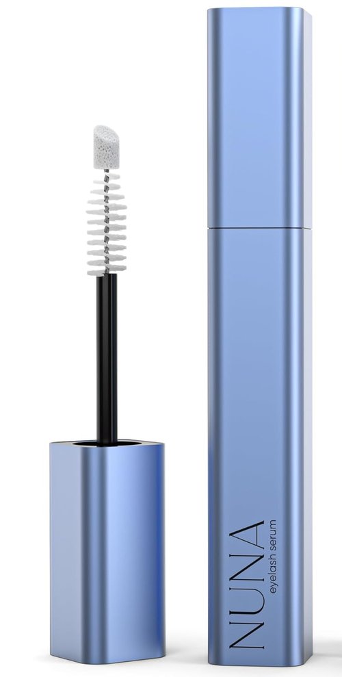NUNA Eyelash Growth Serum 6ml - Biotin-Infused Enhancer for Fuller, Longer Lashes & Brows - 6 Month Supply