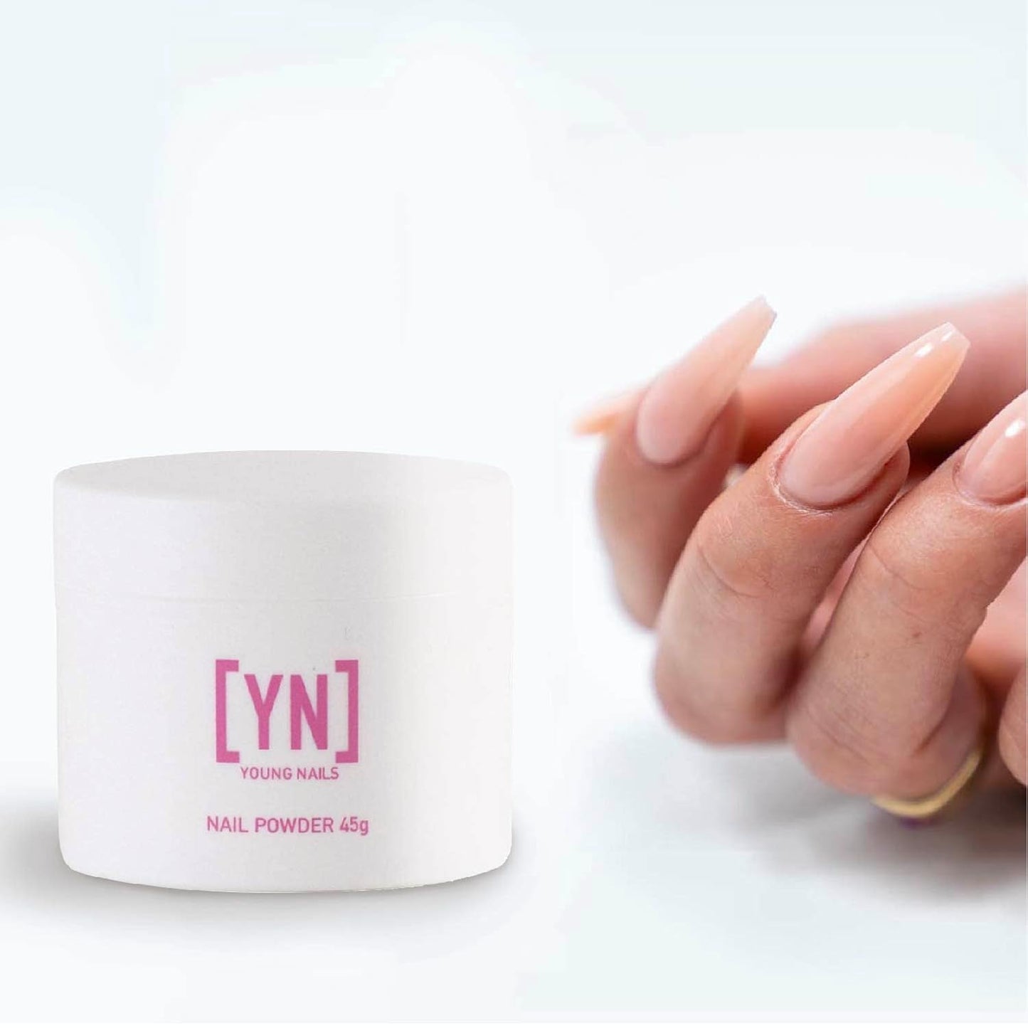 Young Nails Acrylic Powder - Flawless Consistency & Superior Adhesion - Quick Setting in 75 Seconds | Available in 45g, 85g, 660g