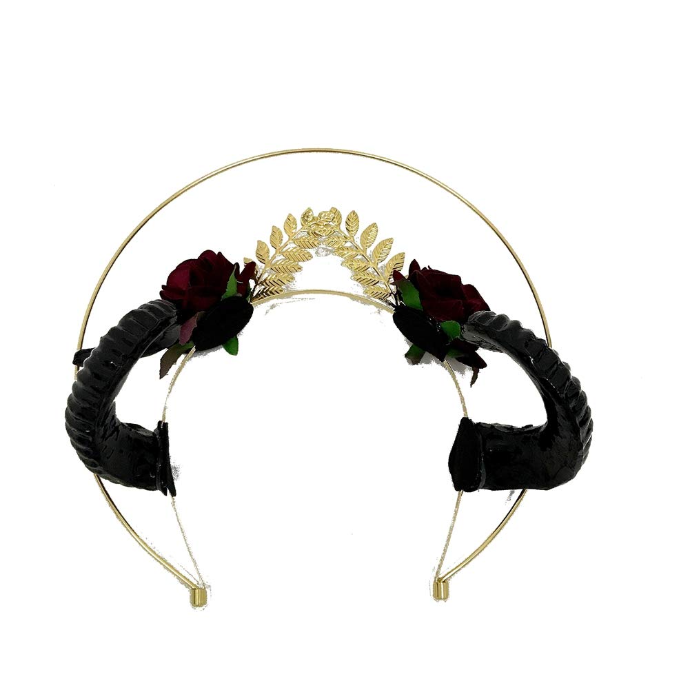 BLESSUME Mary Halo Crown Headband Goddess Headwear Halloween Costume Headpiece Headdress for Cosplay Party (S) Multicoloured