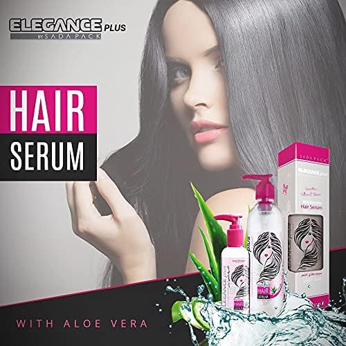Elegance Plus Hair Serum - Nourishing Aloe Vera Formula for Soft, Shiny Hair | 10.1 Oz