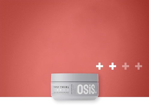 OSiS+ Tipsy Twirl Curl Cream - 10.1 Fl Oz | Medium Hold Curl Enhancer for Defined Waves & Humidity Protection