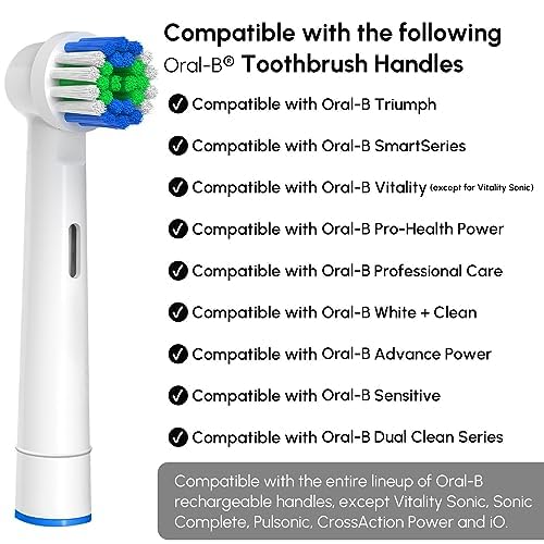 Oral-B Replacement Toothbrush Heads - 20 Professional Electric Brush Heads for Pro Series