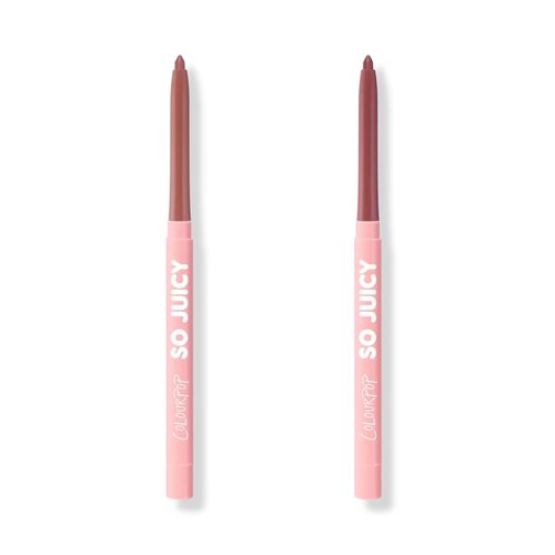 Colourpop So Juicy Plumping Lip Liner Bundle - Long-Lasting Lip Liner for Plumped Lips | Westwood & Group Chat (Pack of 2, 0.01oz Each)