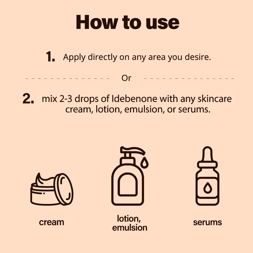 Idebenone Serum 1 fl. oz / 30 ml/Synthetic Coenzyme Q10