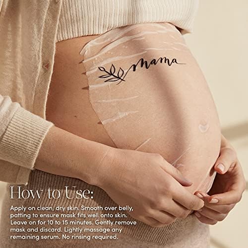 Evereden Soothing Belly Mask for Stretch Marks - Non-Toxic, Fragrance-Free | One Size | Clean Pregnancy Skincare