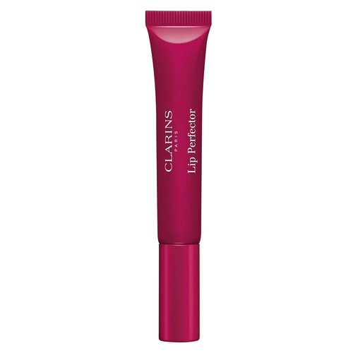Clarins Lip Perfector - Peptide Plumping Hydrating Lip Gloss | Non-Sticky Shine with Vanilla Scent | 0.35 Ounces