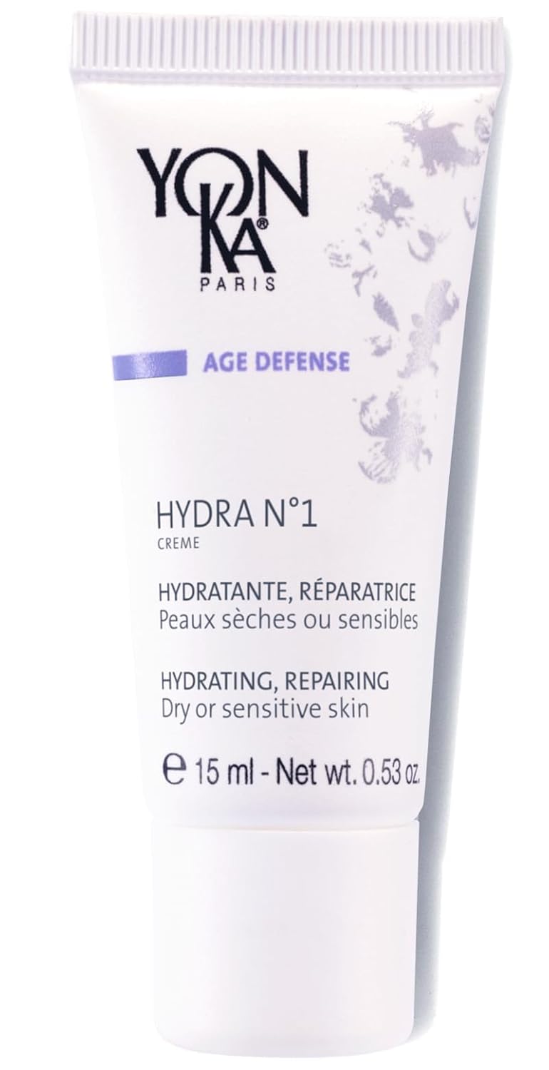 Yonka Daily Reparative Moisturizer - Rich Anti-Aging Hydra No. 1 Creme with Hyaluronic Acid & Vitamins A, C, E for Dry Skin