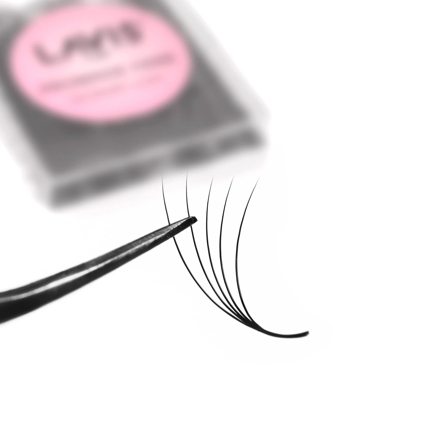 LAVISLASH 500 Promade Fans Eyelash Extension | Handmade Loose Volume Lash | Mutiple Options 3D-8D/10D/12D/14D/16D Fans | 0.03/0.05/0.07mm Thickness | C/CC/D Curl | 8-16mm Length(5D-0.07-C-12mm)