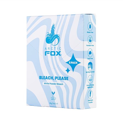 Arctic Fox Bleach Please Hair Lightener - Fast-Acting, Vegan & Cruelty-Free - 5 Pack, 1 oz Each