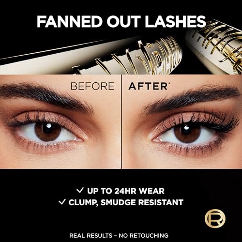 L’Oréal Paris Voluminous Panorama Mascara,Volumizing and Lengthening Mascara,Washable Longwear and Smudge Resistant Make Up,Black Brown,0.33 Fl Oz