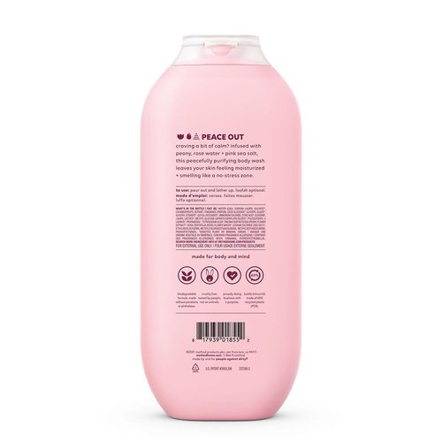 Method Body Wash - Pure Peace | Paraben & Phthalate Free, 18 oz for Refreshing Cleanliness