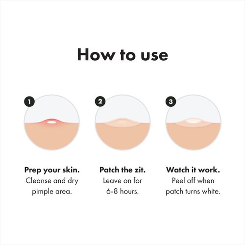 Mighty Patch™ Invisible+ Acne Pimple Patches - Ultra Thin Hydrocolloid Stickers for Face (24 Medium, 15 Small)