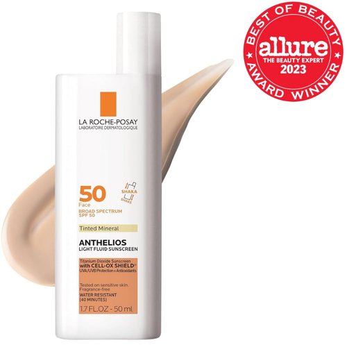 La Roche-Posay Anthelios Sunscreen SPF 40 - Ultra-Light Fluid, Fast-Absorbing, Oil-Free, Matte Finish