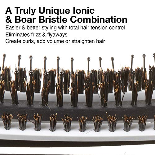Olivia Garden ThermoActive Ionic Boar Combo Vented Thermal Round Hair Brush TA-CO27 (3/4")
