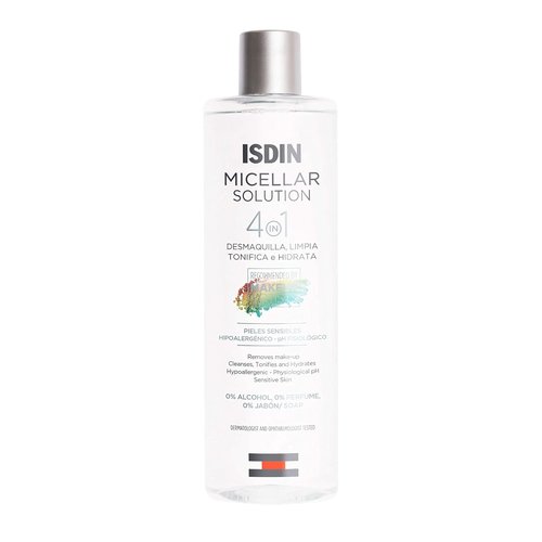 ISDIN Micellar Facial Cleansing Water - Hydrating Makeup Remover for Sensitive Skin | 13.5 FL OZ