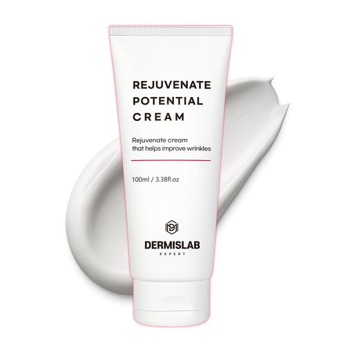 DermisLab Rejuvenate Potential Cream – Korean Skincare Collagen & Hyaluronic Acid Firming Hydration Face Cream | 100 ml / 3.38 oz