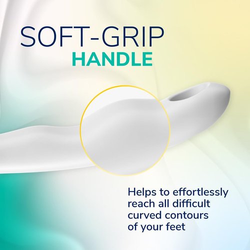 Dr. Scholl's Nano Glass Foot File - Durable Callus Remover & Hygienic Pedicure Tool for Soft, Smooth Feet