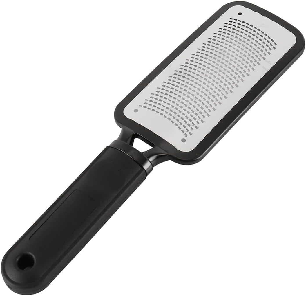 Skiennix Foot File - Stainless Steel Callus Remover for Professional Pedicure | Ideal for Wet & Dry Feet