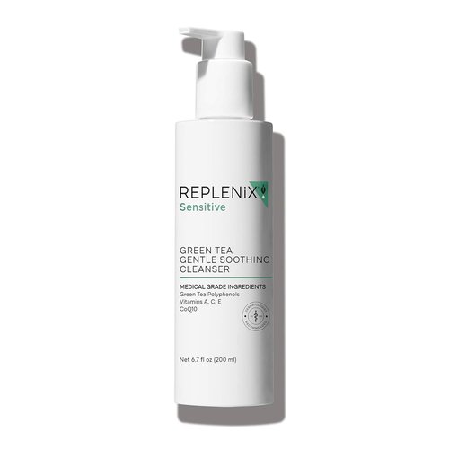 Replenix Green Tea Facial Cleanser - Gentle Soothing Face Wash for Sensitive Skin | 6.7 fl. oz