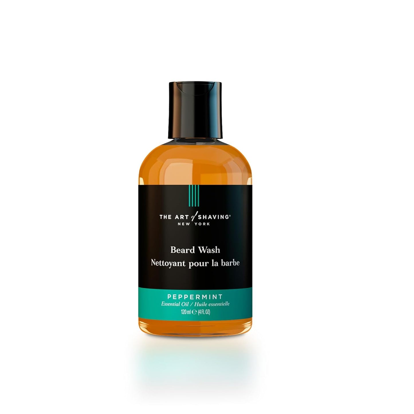 The Art of Shaving Beard Wash - Clean & Softens Beard Hair, Peppermint Scent, 4 Fl Oz