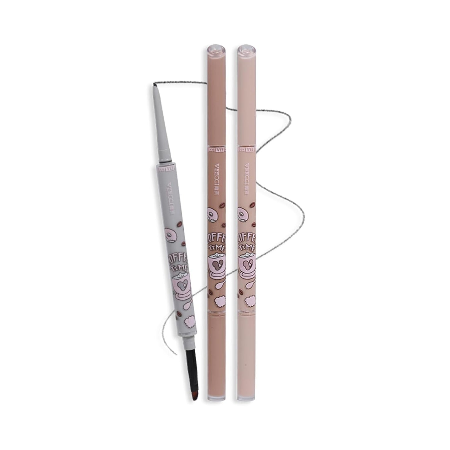 Skiennix Waterproof Gel Eyeliner Pencil - Highly Pigmented & Smudge-Proof - Ultra-Fine Tip for Precise Application - 01 Black
