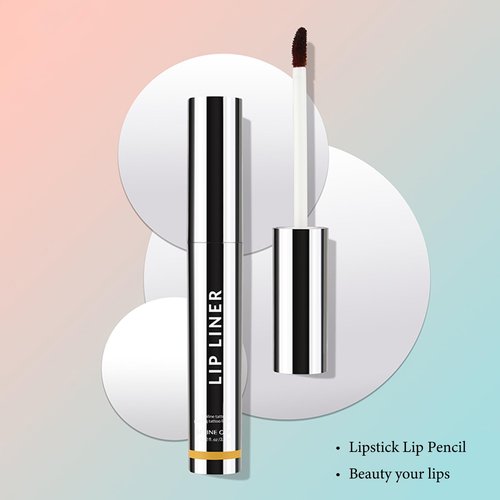 SELINE GIRL Peel Off Lip Liner Stain Velvet Tint – Long-Lasting, Moisturizing, Non-Sticky Matte Lip Lacquer, Highly Pigmented, Smudge-Proof Liquid Lipstick Makeup (brown)
