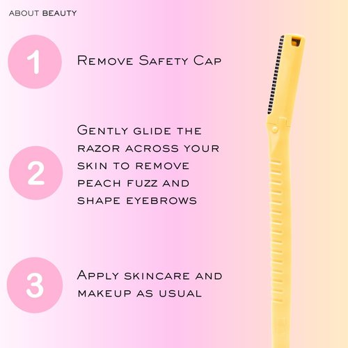 Face N Brow - Japanese Steel Beauty Groomers for Hair Removal & Brow Shaping | 3-Pack Set