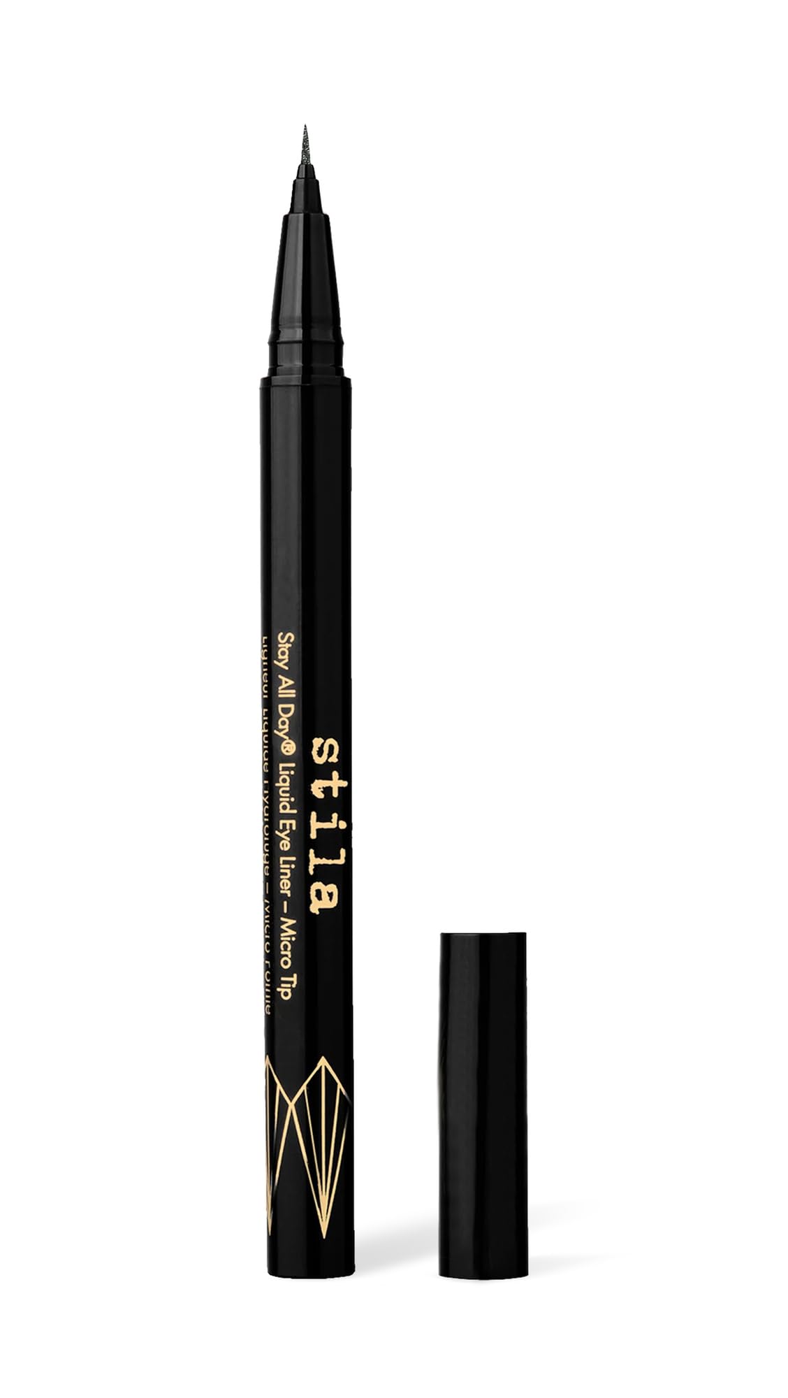 stila Waterproof Liquid Eye Liner, Stay All Day Makeup with Fine Brush Tip Lasting Satin Finish, Smudge-Proof & Transfer-Resistant
