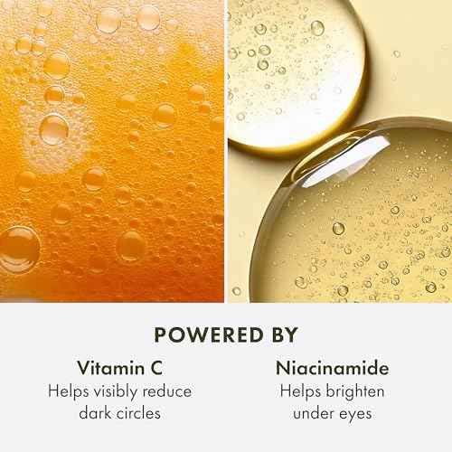 Origins GinZing Brightening Eye Cream with Vitamin C & Niacinamide| Visibly Reduces Dark Circles, 0.5 Fl Oz