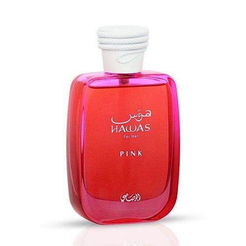 RASASI Hawas Pink For Her Eau de Parfum Spray 100ml (3.4 oz) – Floral Fruity Perfume for Women with Neroli, Vanilla, Cotton Candy & Marshmallow | Luxurious Feminine Scent