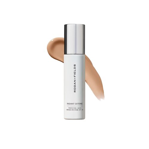 Rodan + Fields Radiant Defense Perfecting Liquid SPF 30 - 4-in-1 Makeup & Skin Care Solution in Beige, 50 mL
