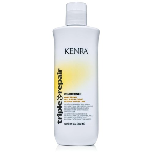 Kenra Triple Repair Conditioner - Strengthens & Repairs Damaged Hair | Targets Split Ends | Sulfate-Free