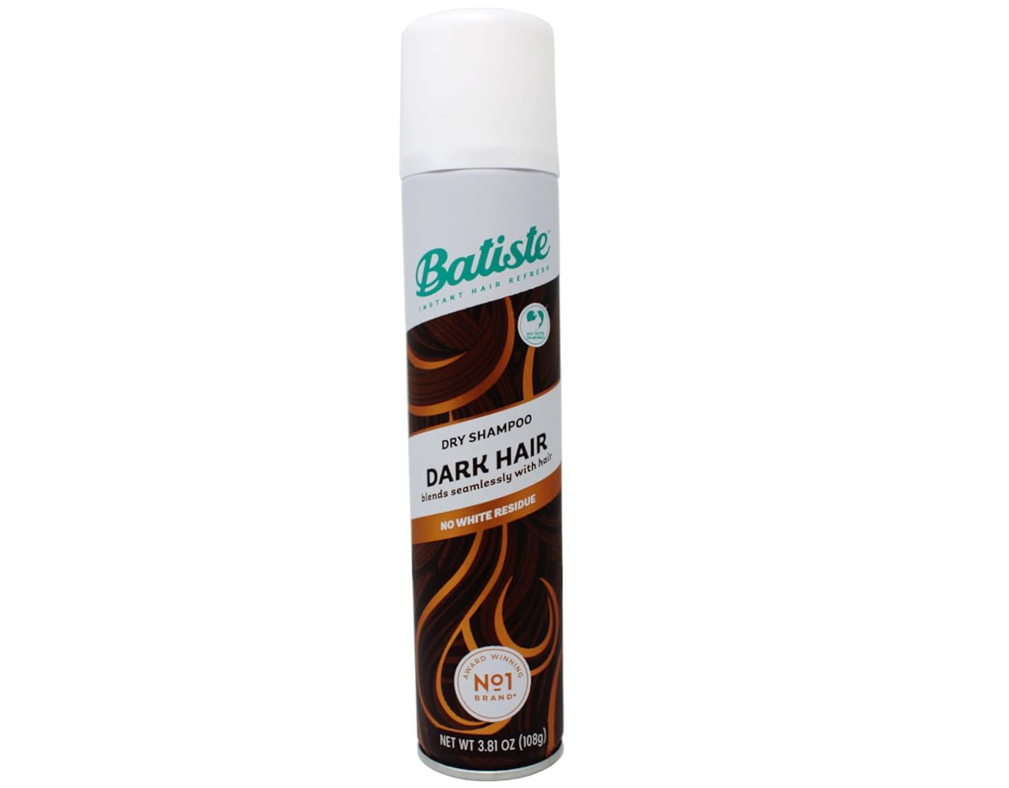 Batiste Dry Shampoo for Dark Hair - Oil Absorbing Formula | 3.81 oz (Pack of 2)