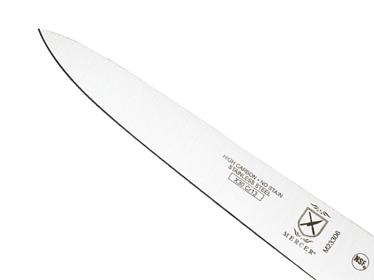 Mercer Culinary M18134BK Bread Knife, 6-Inch, Millennia Black