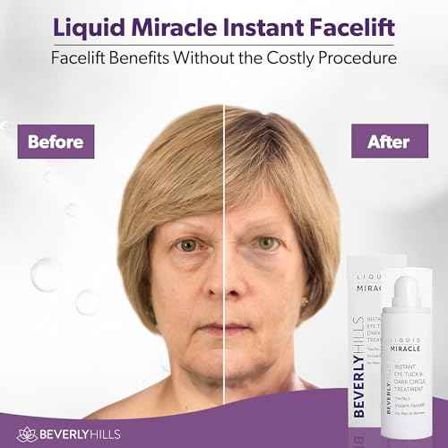 Beverly Hills Instant Facelift Anti Aging Eye Serum Treatment for Dark Circles, Puffy Eyes, Wrinkles, Under Eye Bags, Fine Lines, and Crows Feet | 30mL (120 Days Supply)