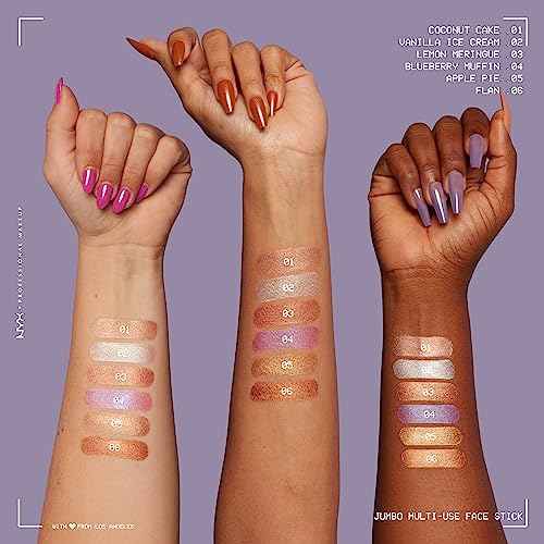 NYX PROFESSIONAL MAKEUP, Jumbo Multi-Use Face Highlighter Stick - Vanilla Ice Cream