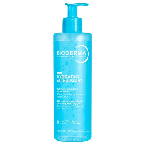 Bioderma - Hydrabio Foaming Gel - 3-in-1 Cleansing, Makeup Removal & Hydration - 13.5 Fl. Oz