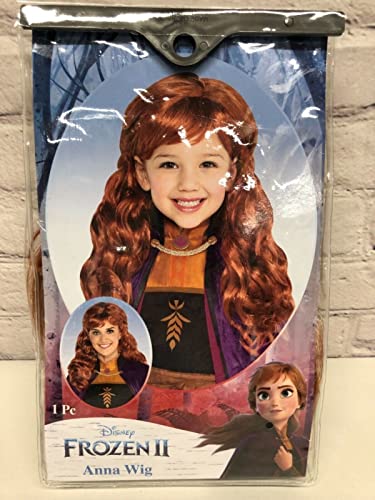 Party City Frozen 2 Anna Wig Halloween Costume Accessory for Women and Girls, One Size