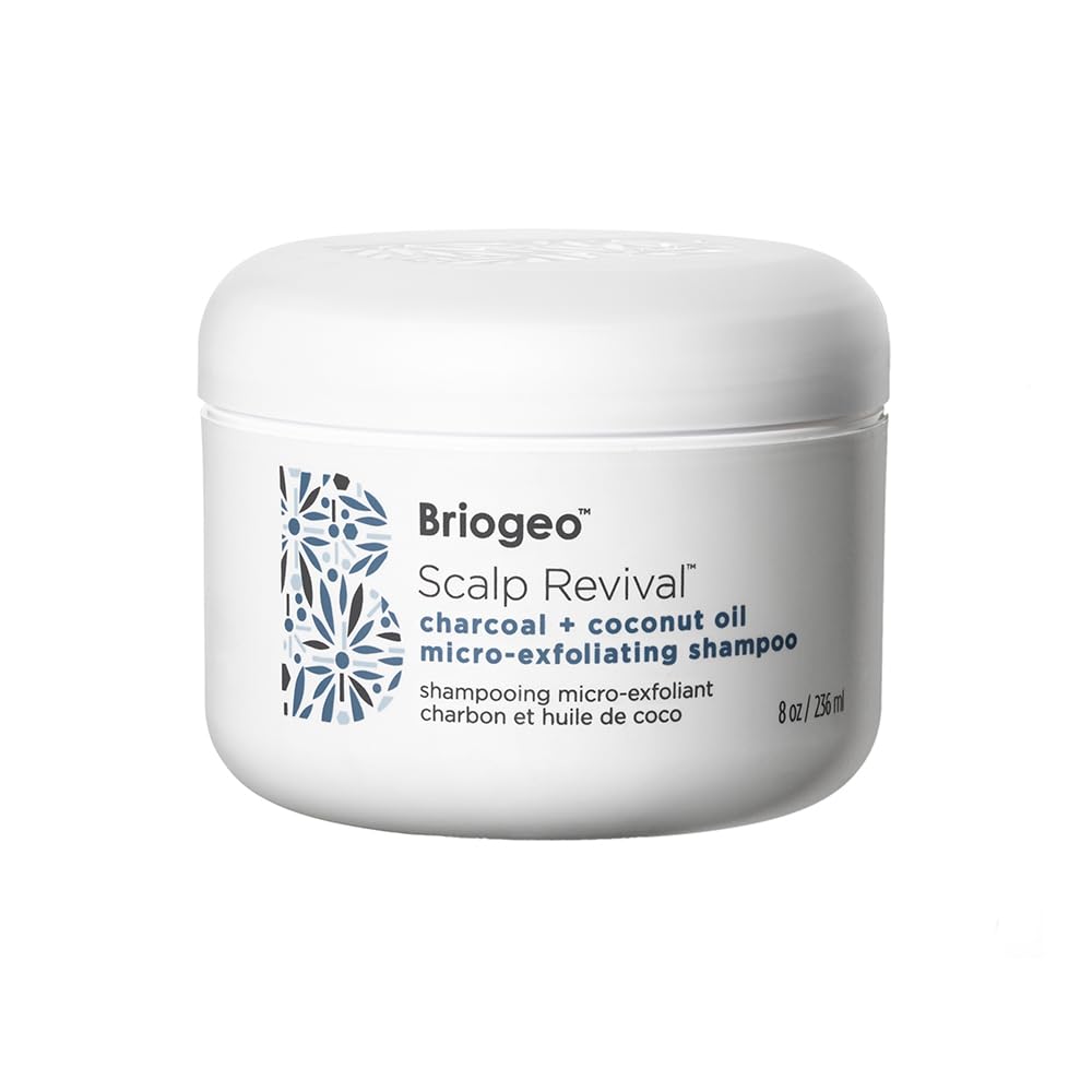 Briogeo Scalp Revival Shampoo - Charcoal & Coconut Oil Micro-Exfoliating Formula | Sulfate-Free Detox for Dry, Itchy Scalp | Vegan & Cruelty-Free