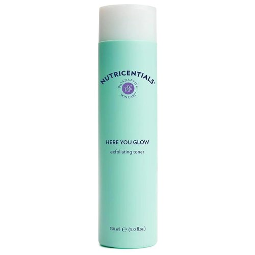 Nu Skin Here You Glow Face Exfoliator Toner - Unclog Pores & Prevent Acne | 150 ml | Hydrating Formula with Salicylic & Glycolic Acids