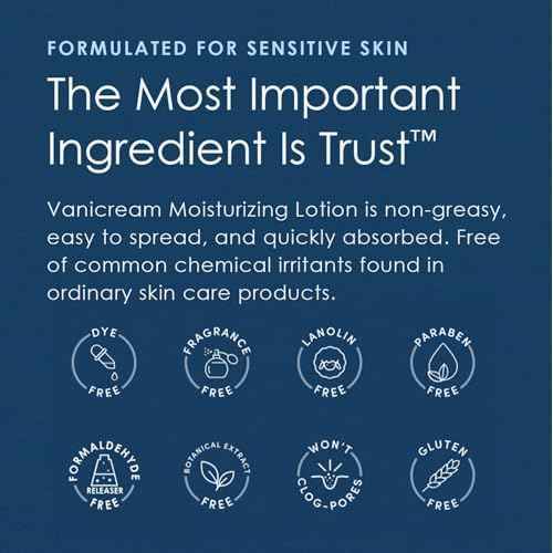 Vanicream Moisturizing Lotion with Pump | Fragrance and Gluten Free | For Sensitive Skin | 16 Ounce (Pack of 1)