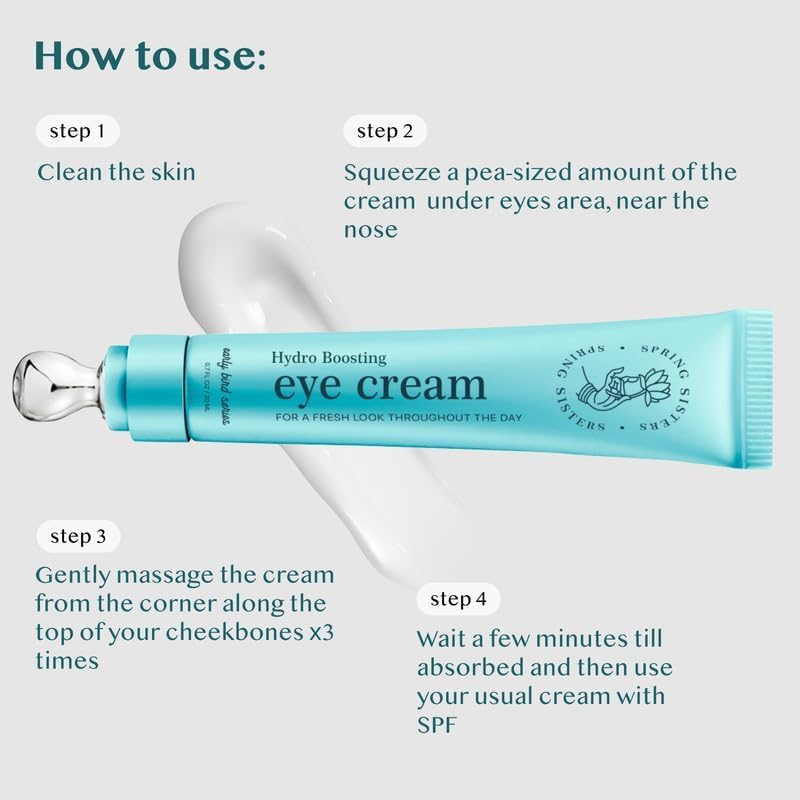 Skiennix Under Eye Cream - Caffeine Anti-Aging Brightener with Niacinamide & Squalane | Puffiness Relief
