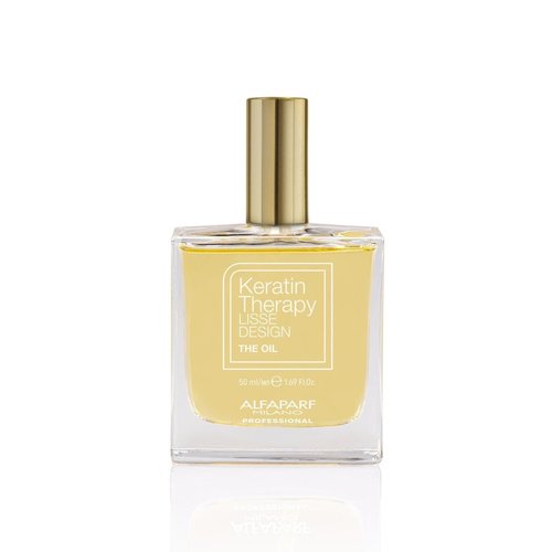ALFAPARF MILANO Keratin Hair Oil - Anti-Frizz Treatment for Smooth, Shiny Hair | 1.69oz