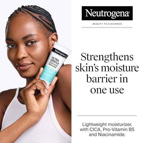 Neutrogena Fragrance Free Daily Facial Moisturizer, Face & Neck Moisturizer for Sensitive Skin with Vitamin B3, Pro-Vitamin B5 & Vitamin E Supports Skin's Dynamic Barrier, 3.4 fl. oz