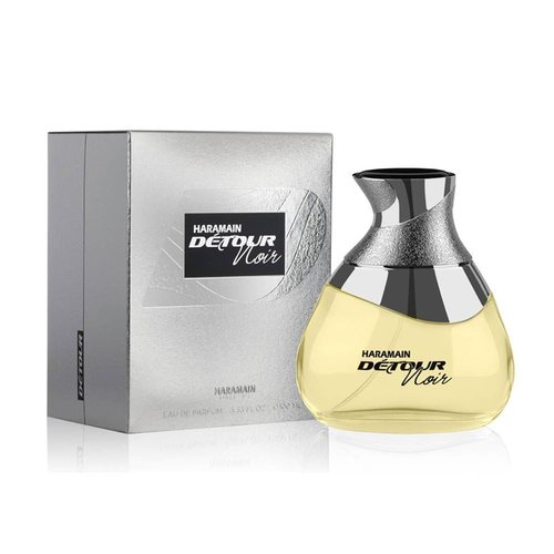 Al Haramain Detour Noir Eau de Parfum Spray - Unisex Fragrance, 3.33 Ounce Bottle