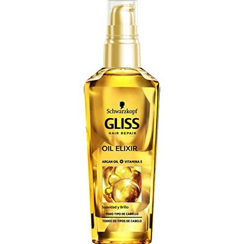 Schwarzkopf Gliss Daily Elixir Oil - Nourishing Shine Hair Oil - Set of 3 x 75ml