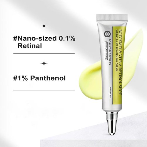 1 Packs Botoxmix & Vita-A Retinol Shot Wrinkle-Lift Tightening Cream, Anti Wrinkle, Pore Minimizer, Fine Lines, All Skin