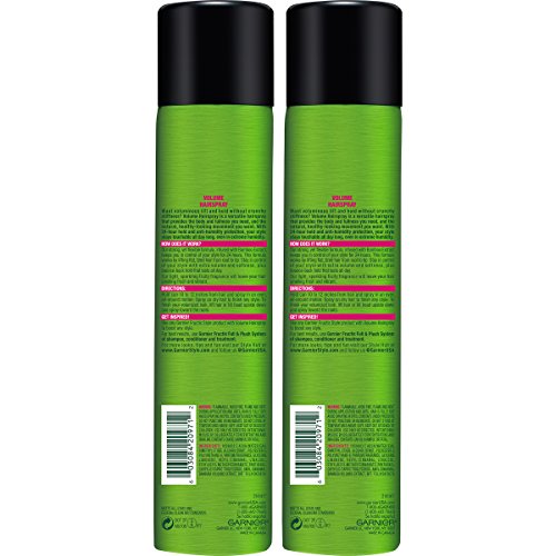 Garnier Fructis Style Volume Anti-Humidity Hairspray, 8.25 Oz, 2 Count, (Packaging May Vary)