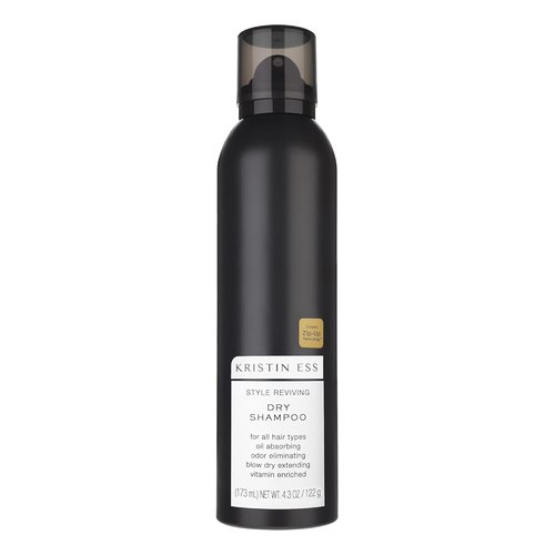 Kristin Ess Volumizing Dry Shampoo Spray - Oil Absorbing Formula for Oily Hair | Sulfate-Free, Vegan, Fresh Pear Scent