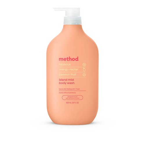 Method Island Mist Body Wash - Refreshing 28oz Hydrating Formula for All Skin Types